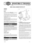 BANK ANGLE SENSOR SWITCH KIT - Harley