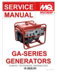 GA Service Manual - Multiquip Service & Support Center