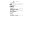Table of Contents - Silverado Company