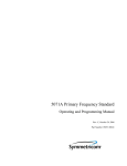 5071A Primary Frequency Standard