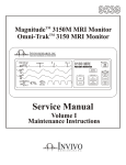 INVIVO 3150 MRI Service Manual