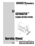 Thermal Dynamics CutMaster 51 Operating