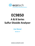 EC9850 Operation Manual