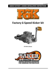 Factory 6-Speed Kicker kit