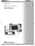 R&S FSC Spectrum Analyzer