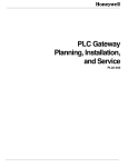 PLC Gateway Planning, Installation, and Service
