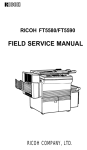 ricoh ft5580/ft5590 field service manual