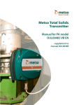 Metso TS - Manual for PA model