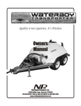 Owners Manual - Waterboy Transporter