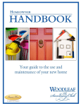 Woodleaf At Sanctuary Club Homeowner Manual
