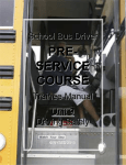 Pre-Service Course Trainee Manual