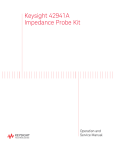 Keysight 42941A Impedance Probe Kit