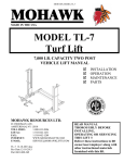 TL-7 Turf Lift (Rev 12