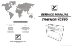 SERVICE MANUAL TRAYNOR YCS90