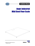 Aegis Industrial Mild Steel Floor Scale