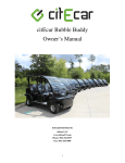 citEcar Bubble Buddy Owner`s Manual