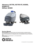 Advance SC750 and SC800 Service Manual
