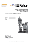 Fulton Vertical Coil Design Thermal Fluid Heaters