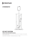 EZ OUT SYSTEM - Pentair Water Literature