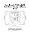 Water Specialist WS2H and WS3 Control Valve Drawings and