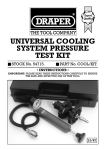 universal cooling system pressure test kit