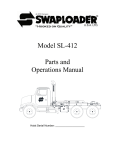 Model SL-412 Parts and Operations Manual