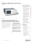 AWG710 Data Sheet