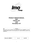 product service manual and parts list for pg12dnsj-187