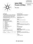 Agilent 4284A Precision LCR Meter