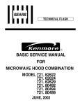 BASIC SERVICE MANUAL MODEL FOR MICROWAVE HOOD