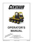 Centaur Operators Manual