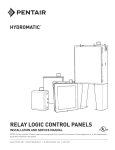 relay logic control panels installation and service manual