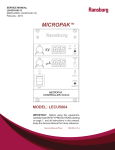 MicroPak (Serv. Man. LN-9218-00.13)