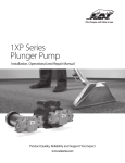 1XP Manual - Cat Pumps
