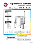 (Kettle Table Top Direct Steam).