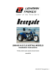 2000-2006 Softail Renegade Installation Instructions