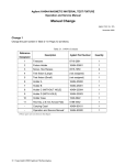 Manual Change - Agilent Technologies