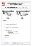 INSTALLATION, MAINTENANCE & SERVICE BULLETIN