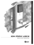Idh Max Lock Service Manual
