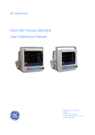 PROCARE* Monitor B40/B20 User`s Reference Manual