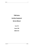 T800 Series Ancillary Equipment Service Manual