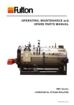 OPERATING, MAINTENANCE and SPARE PARTS MANUAL