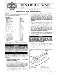 INSTRUCTIONS - Harley