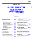 SUPPLEMENTAL RESTRAINT SYSTEM(SRS)