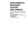SUPPLEMENTAL RESTRAINT SYSTEM (SRS AIRBAG)