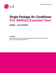 Single Package Air Conditioner SVC MANUAL(Exploded