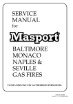 Baltimore, Inbuilt & Monaco Service Manual