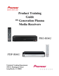 Product Training Guide 6th Generation Plasma Media Receivers