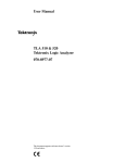 User Manual TLA 510 & 520 Tektronix Logic - NSCA TRA-CAL
