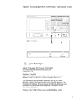 89410A, 89441A Operator`s Guide